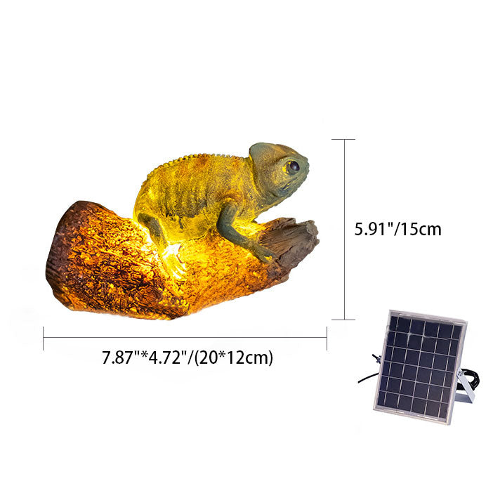 Decorative Solar Zoo Lamp – Owl / Chameleon / Toucan / Raccoon – (1 LED)