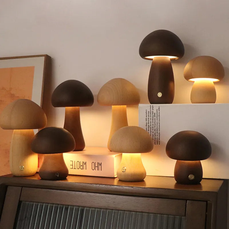 Gioia – Mushroom Night Lamp with Touch Control