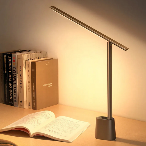 Foldable Japandi Desk Lamp with Dimmable LED Light
