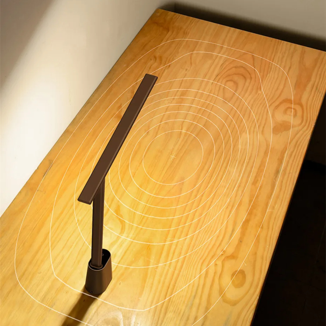 Foldable Japandi Desk Lamp with Dimmable LED Light