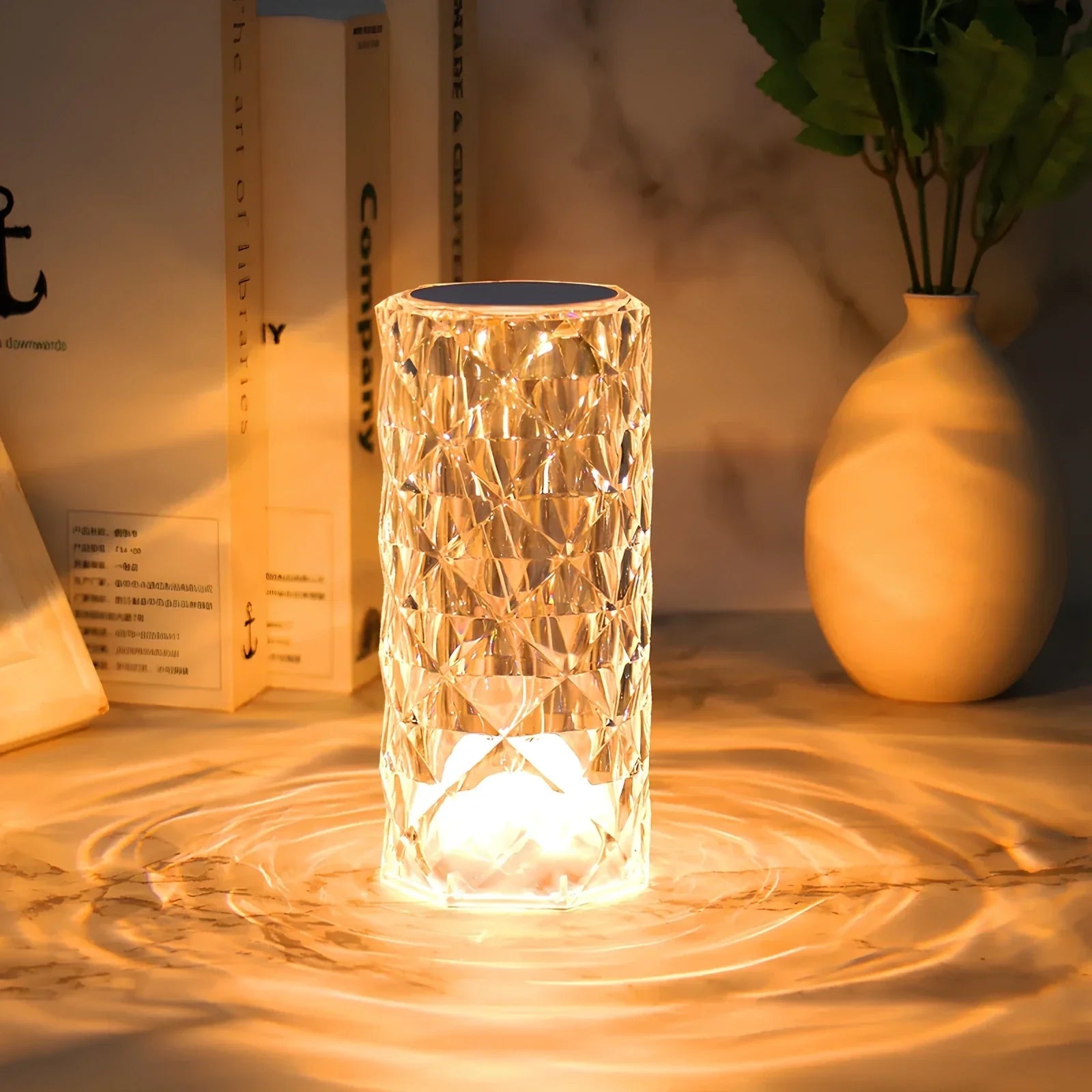 Baso – Sparkling Crystal Touch Table Lamp with Remote Control & 16 Colors