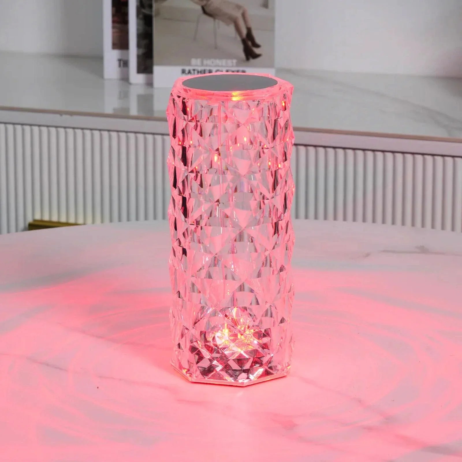 Baso – Sparkling Crystal Touch Table Lamp with Remote Control & 16 Colors