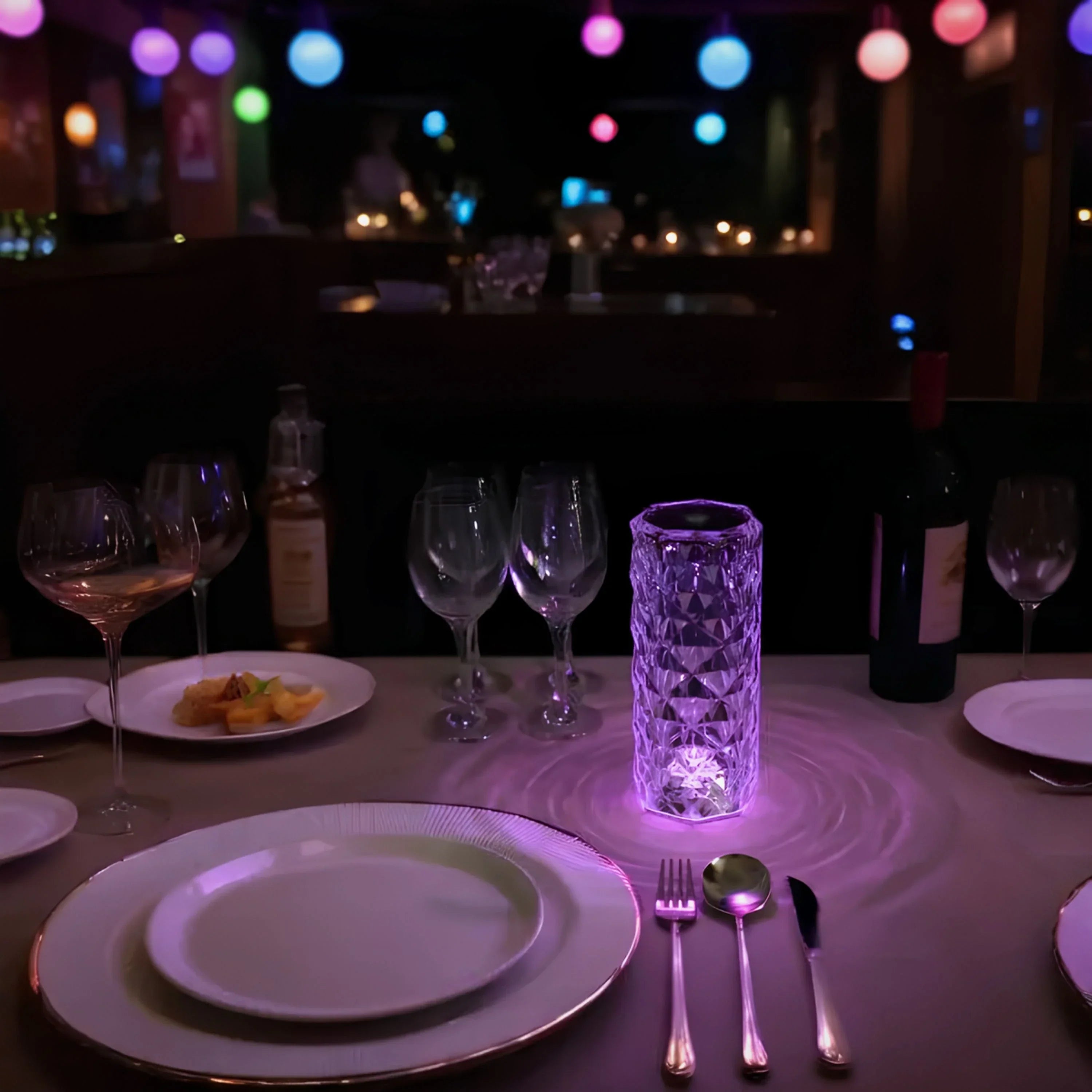 Baso – Sparkling Crystal Touch Table Lamp with Remote Control & 16 Colors