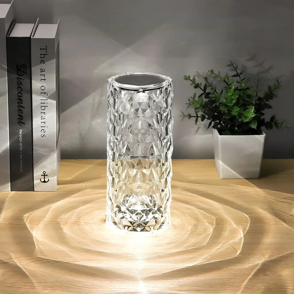 Baso – Sparkling Crystal Touch Table Lamp with Remote Control & 16 Colors