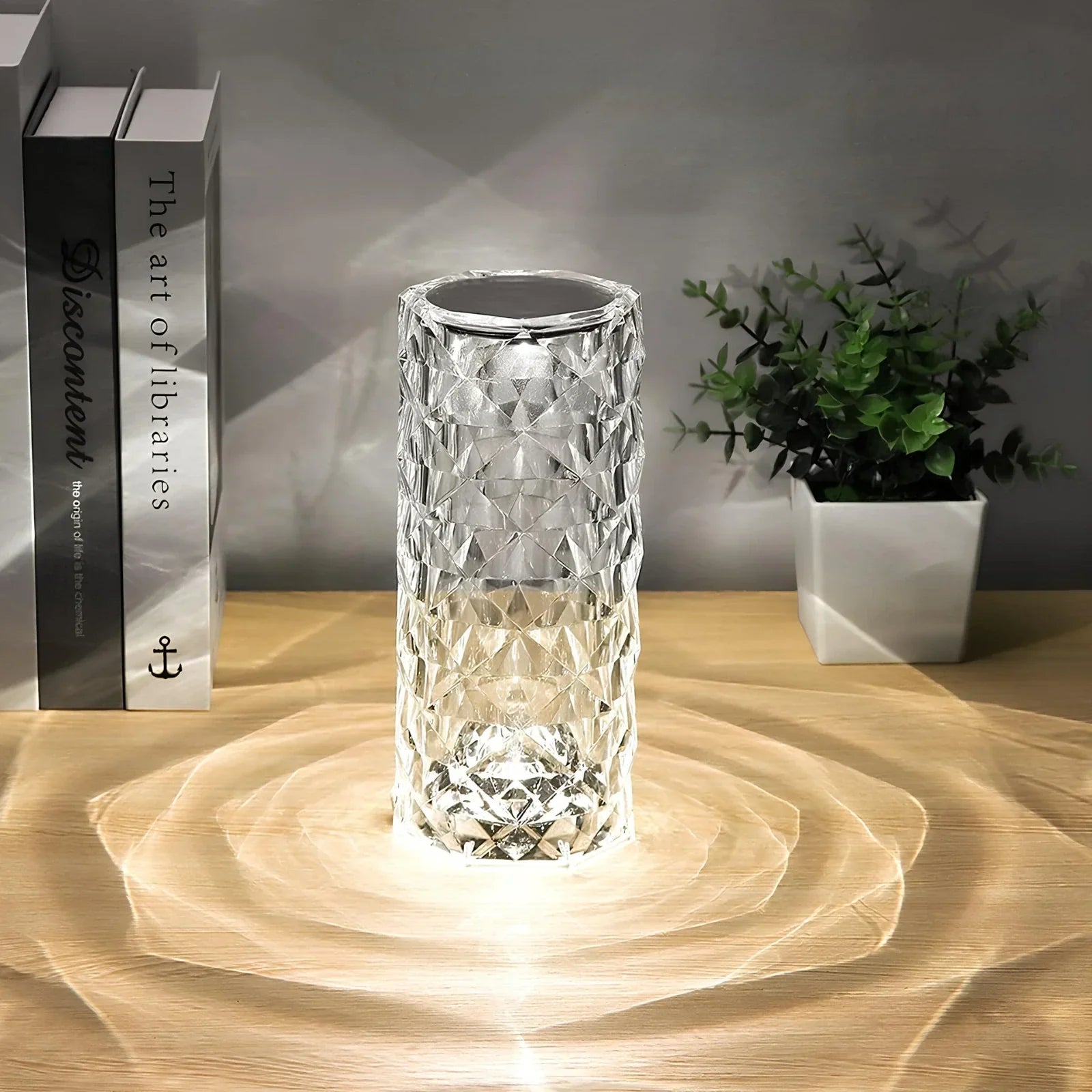 Baso – Sparkling Crystal Touch Table Lamp with Remote Control & 16 Colors
