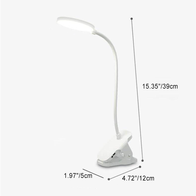 Modern White Table Lamp made of ABS & PP – Minimalist Design