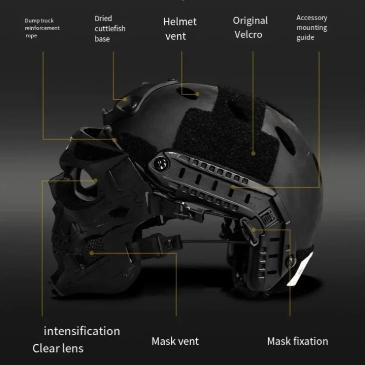 Halloween Mask Skull Tactical Helmet Outdoor Gear