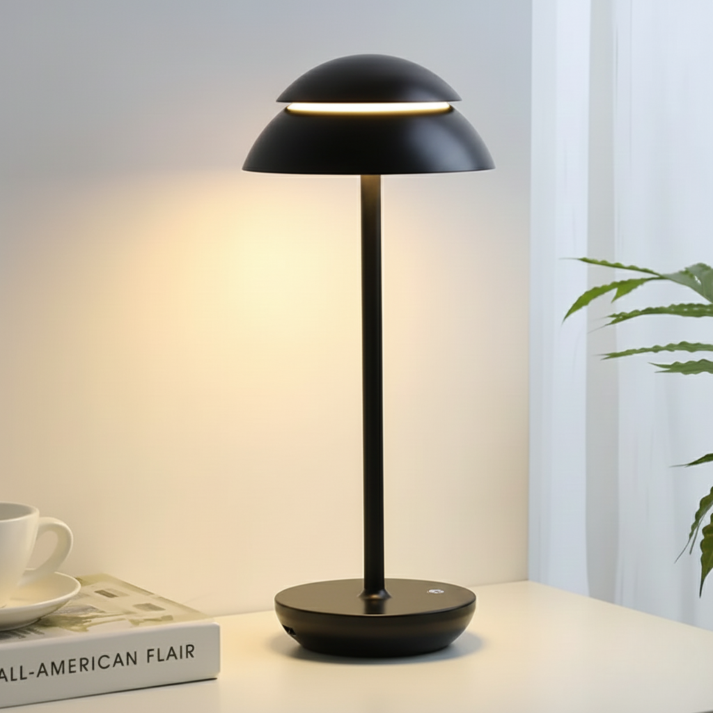 Stylish Aluminum Table Lamp with Dimmer Function