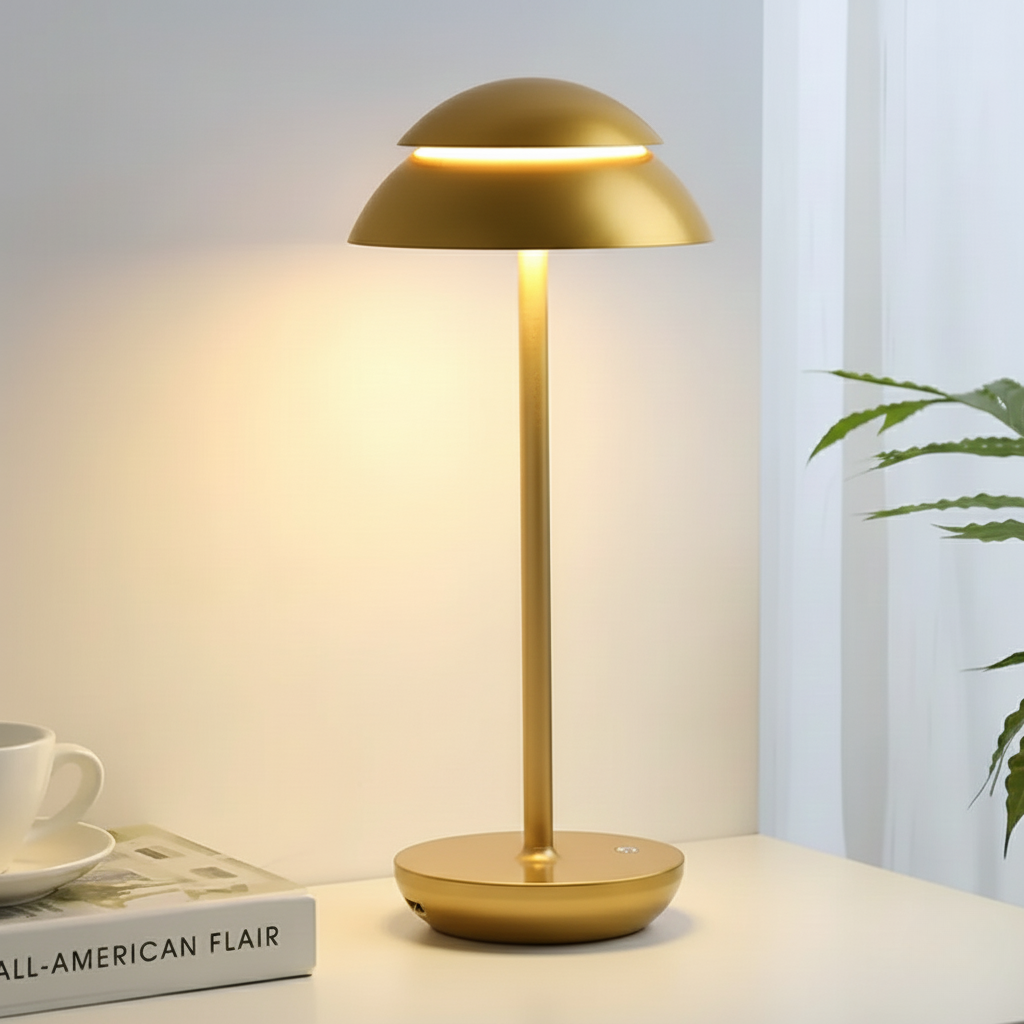 Stylish Aluminum Table Lamp with Dimmer Function