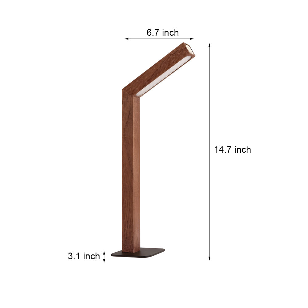 Touch Table Lamp with LED Linear Ambient Lighting & 360° Adjustable Head