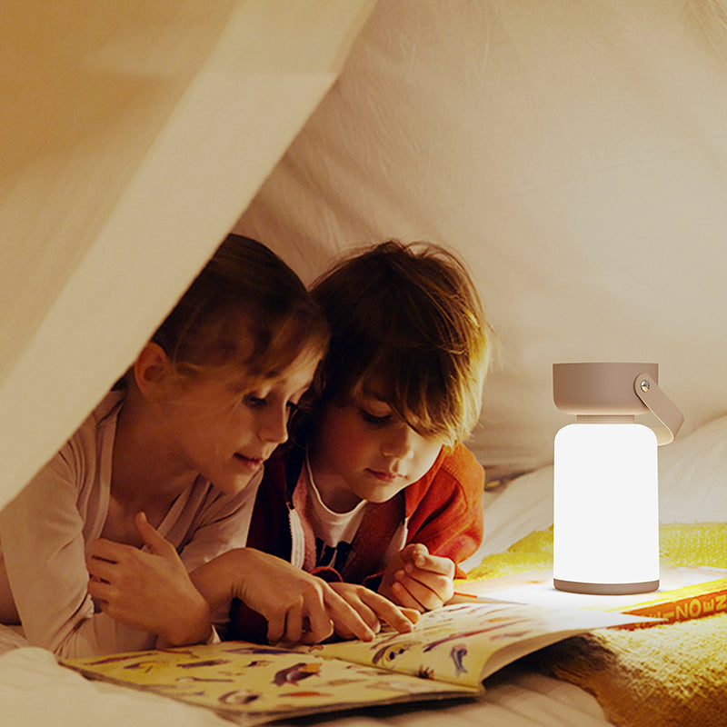 Waterproof Portable LED Table Lamp in Modern Cylinder Design