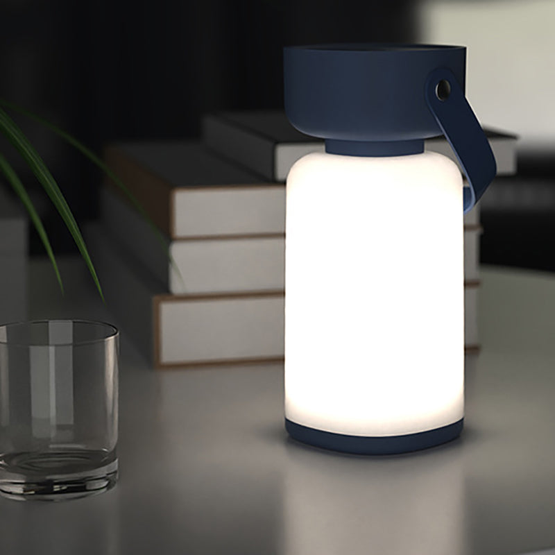 Waterproof Portable LED Table Lamp in Modern Cylinder Design