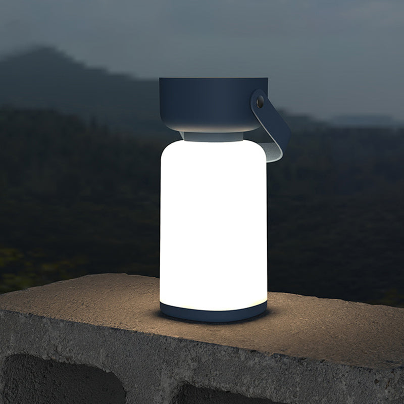 Waterproof Portable LED Table Lamp in Modern Cylinder Design