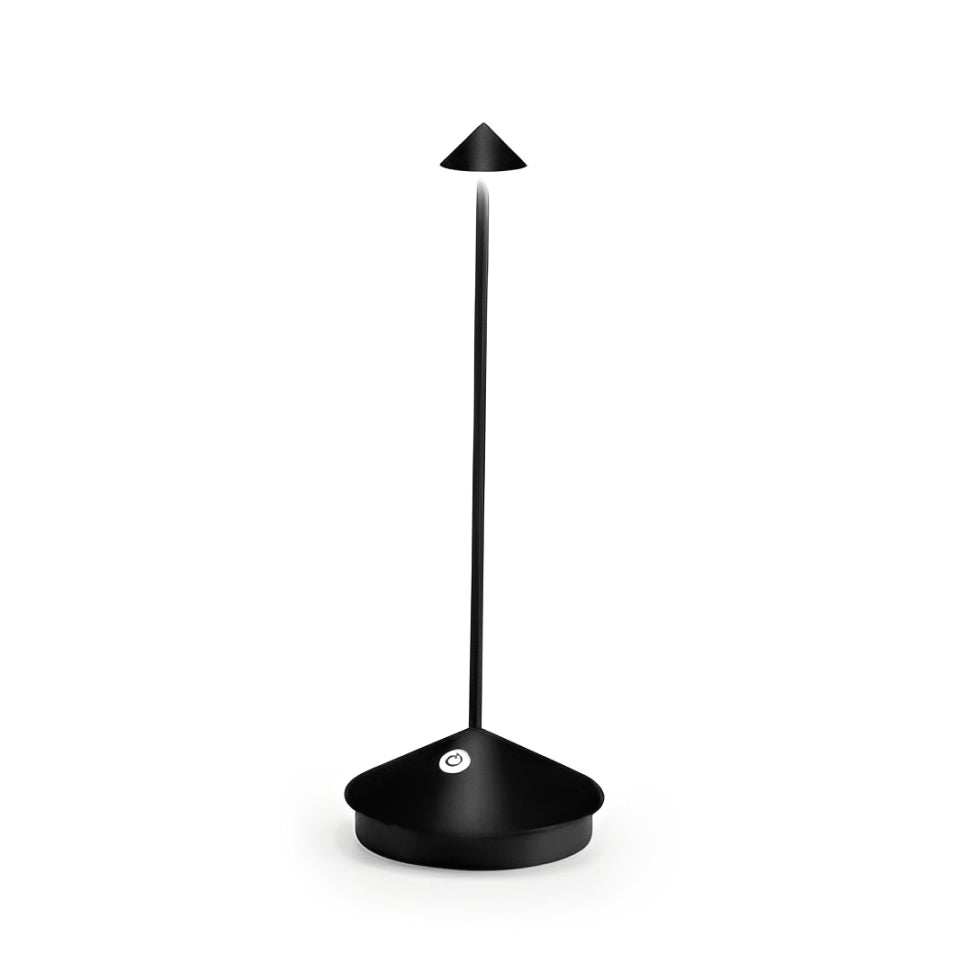 Scandinavian Minimalist Table Lamp with Dimmable LED & Wireless Design